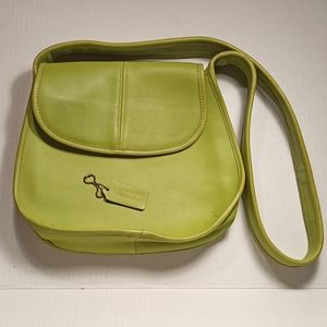 Vintage Lime Green Coach 9034 bag